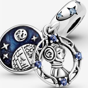 925 Sterling Silver Princess Leia Charm